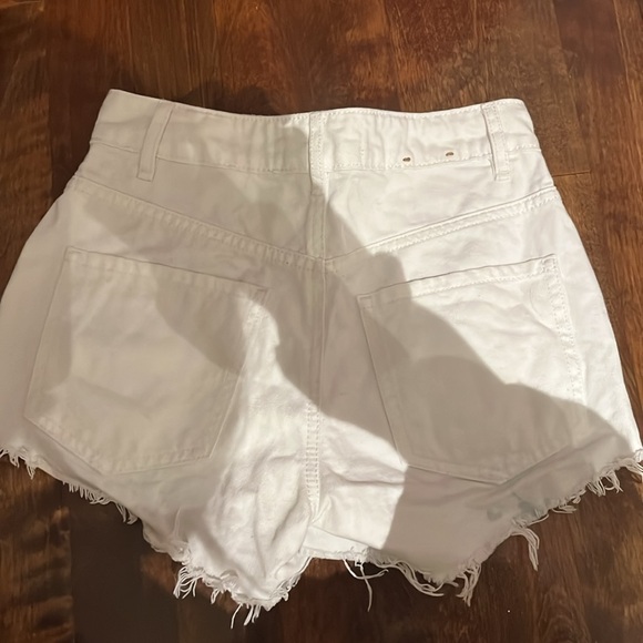 Garage Jean shorts white size 00 - Picture 2 of 2